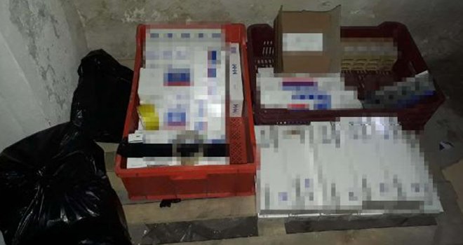 1034 paket kaçak sigara ele geçirildi