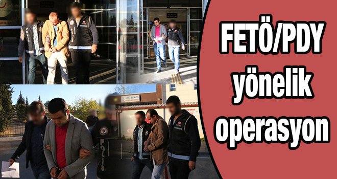 11 ilde büyük FETÖ operasyonu...