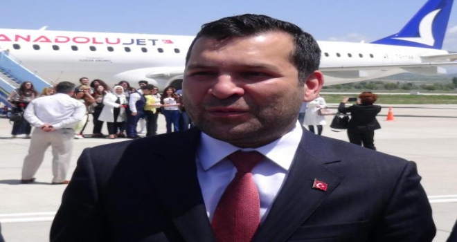 Uşak Havaalanında 9 Ay Sonra Tarifeli Seferler Tekrar Başladı