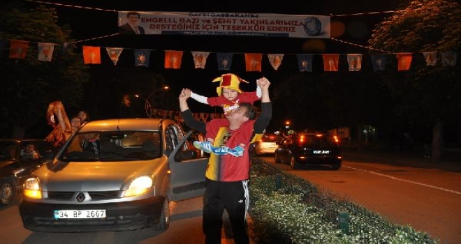 Çorumda Galatasaraylılar Coştu