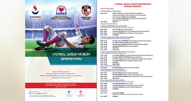 “1’inci Futbol, Bilim ve Sağlık” sempozyumu
