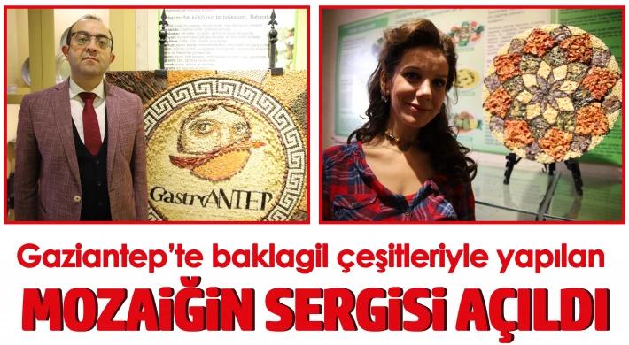 Baklagil çeşitleriyle mozaik yaptılar