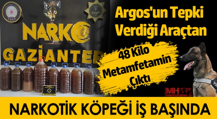 Gaziantep'te 48 kilo uyuşturucu yakalandı