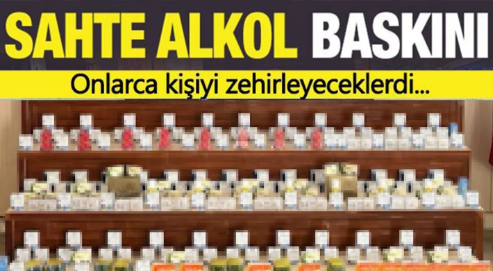 Gaziantep'te 84 litre sahte dökme alkol ele geçirildi