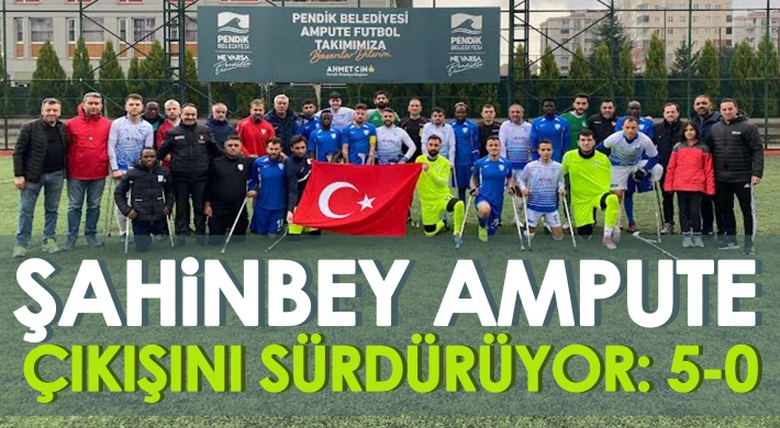 Şahinbey Ampute çıkışını sürdürüyor