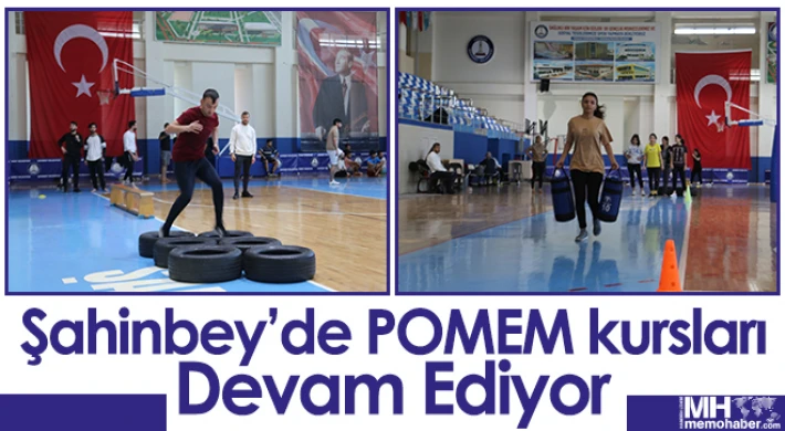 Şahinbey´de POMEM kursları devam ediyor