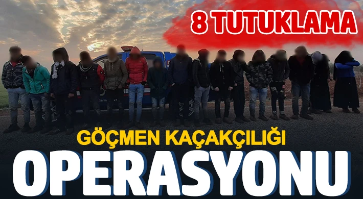 Gaziantep'te 134 düzensiz göçmen yakalandı! 8 tutuklama