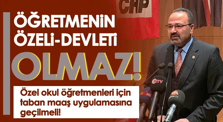 Özel okul öğretmenleri için taban maaş uygulamasına geçilmeli!