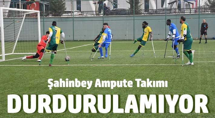 Şahinbey Ampute’den Yürekleri Isıtan Skor