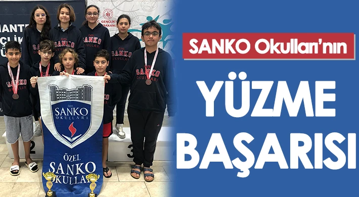 SANKO Okulları’nın Yüzme Başarısı