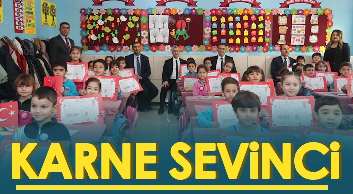 Tahmazoğlu Öğrencilerin Karne Sevincine Ortak Oldu