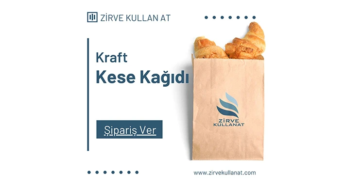 Tek Kullanımlık Ürünlerin Tek Adresi Zirve Kullan At Baskılı Kraft Çanta