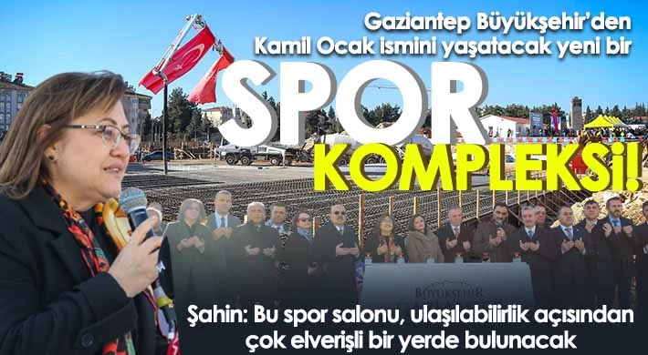 Temeli atılan tesis, 3 bin 200 kişi kapasiteli olacak