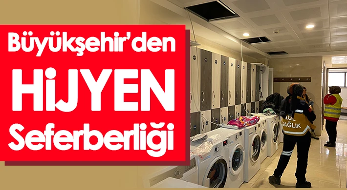 Büyükşehir’den hijyen seferberliği