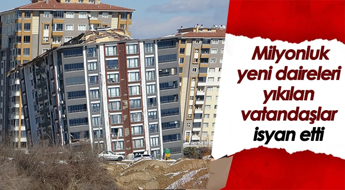 İsyan ettiler! Milyonluk evler gitti