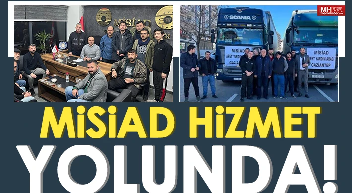 MİSİAD'dan depremzedelere yardım