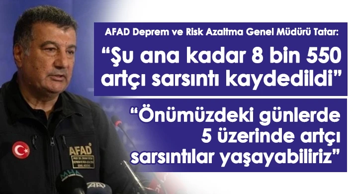 Tatar: 'Sivas’ın Gürün ilçesi de genel hayatı etkileyen afet bölgesi’ olarak ilan edildi