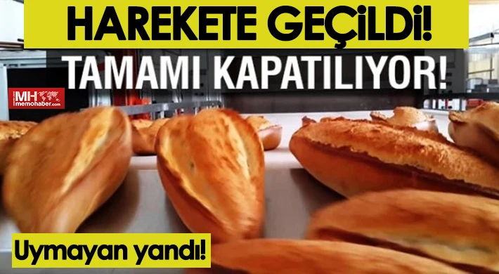 Ücretsiz dağıtım uygulamasına uymayan fırınlar yandı