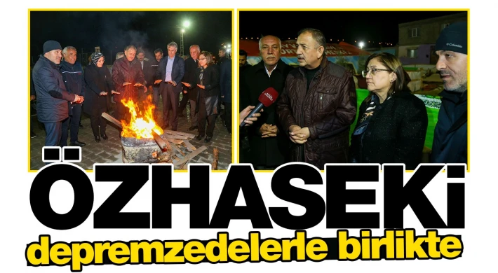 AK Partili Özhaseki deprem bölgesinde