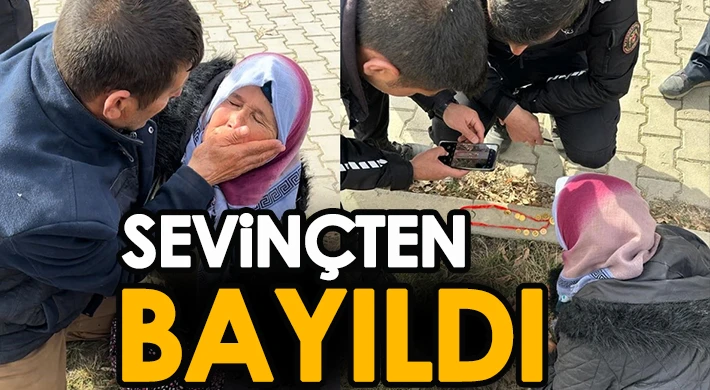Altınları bulundu, sevinçle koşarken bayıldı