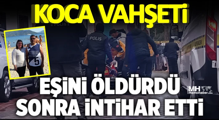 Eşini öldürdü, aynı silahla kendini başından vurdu