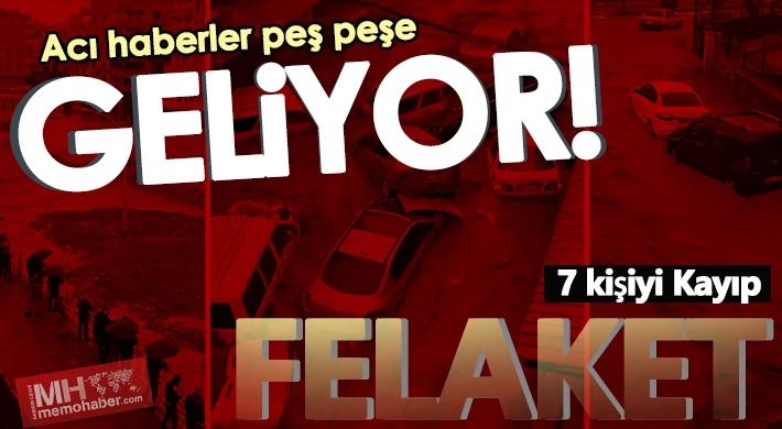 Sel felaketi! Dalgıçlar kayıp 7 kişiyi arıyor