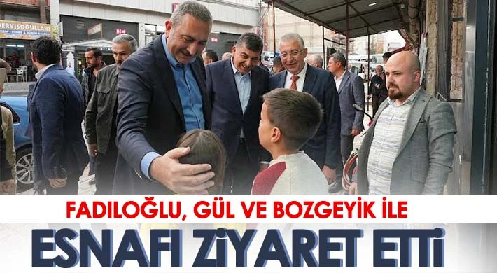 Esnaf ziyaretleri memnuniyetle karşılanıyor