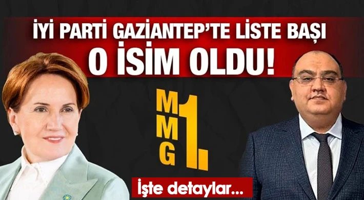 İYİ Parti Gaziantep’te liste başı: Mehmet Mustafa Gürban