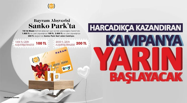 SANKO Park’tan Ramazan Bayramı kampanyası