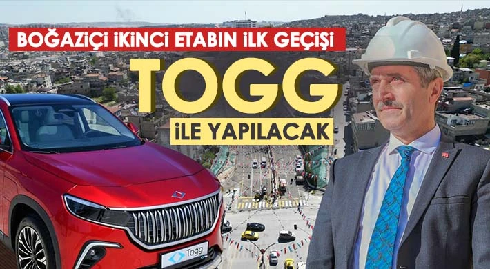 Boğaziçi ikinci etabın ilk geçişi TOGG ile yapılacak
