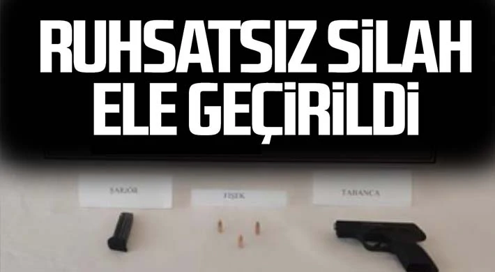 Gaziantep’te 3 adet ruhsatsız silah ele geçirildi