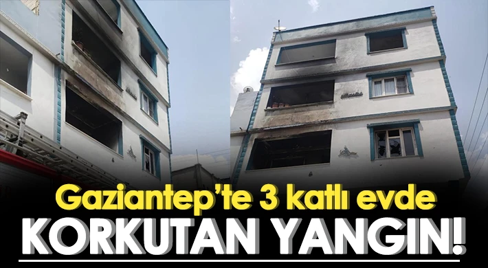 Gaziantep'te korkutan yangın! Yangında 14 kişi kurtarıldı