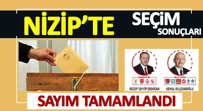 Nizip'te oy sayımı tamamlandı... İşte Sonuçlar