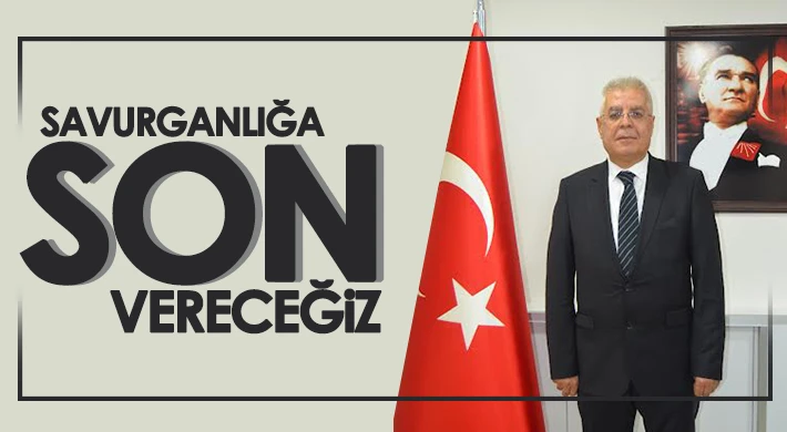 Uçar: İsrafı önleme Saray’dan başlayacak