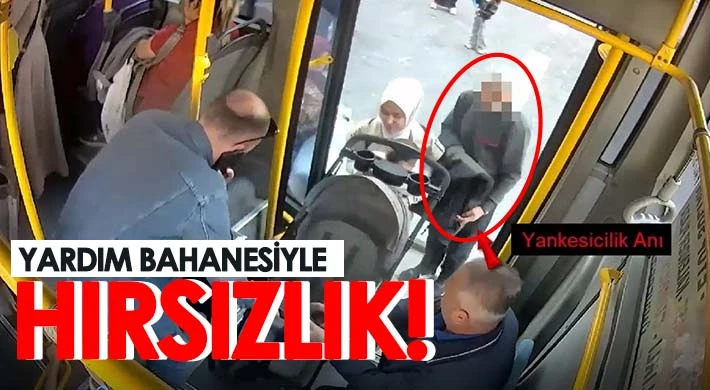Yardım bahanesiyle yaklaştı, cep telefonunu çaldı