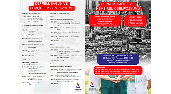 “Deprem, Sağlık Ve Hemşirelik” Sempozyumu