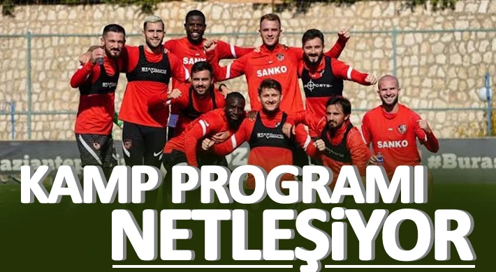 Gaziantep FK’nın kamp programı netleşiyor