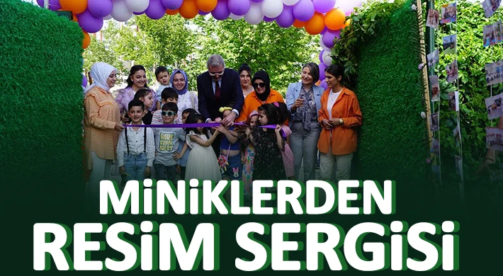 Miniklerden Resim Sergisi