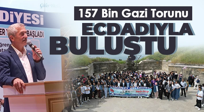 157 bin gazi torunu ecdadıyla buluştu