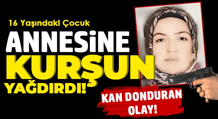16 yaşındaki çocuk tabancayla annesini öldürdü