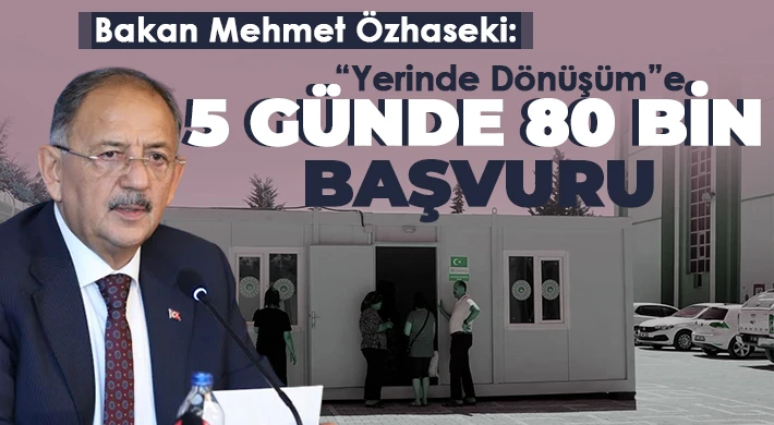 Depremzedeler ‘Yerinde Dönüşüm’e Koştu