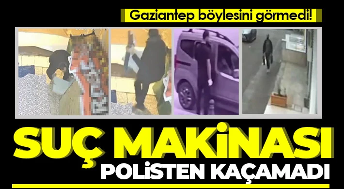 Gaziantep'te 43 suç kaydı bulunan şüpheli yakalandı