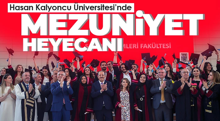 Hasan Kalyoncu Üniversitesi 1.578 Öğrencisini Mezun Etmenin Gururunu Yaşadı