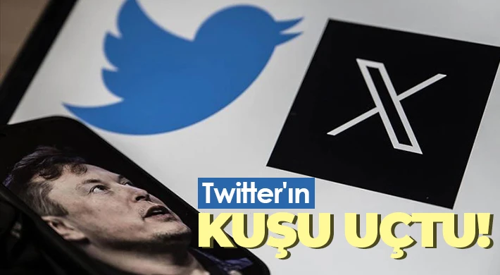 Twitter logosunu değiştirdi