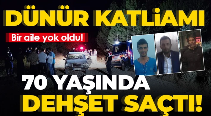 Dünür katliamı! 4 kişiyi öldürüp jandarmaya teslim oldu