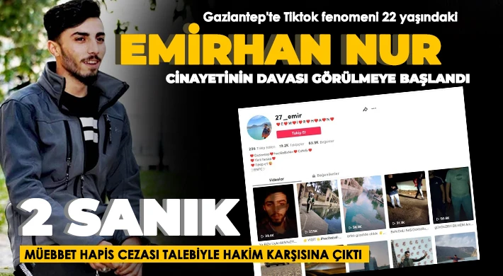 Emirhan'ı öldürmekten yargılanan 2 sanık müebbet hapis cezası talebiyle hakim karşısına çıktı