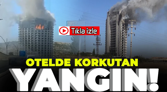 Gaziantep'te otelde yangın paniği