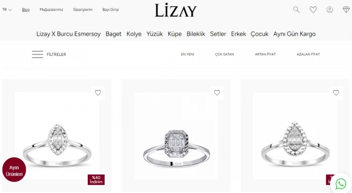 Baget Pırlanta Yüzük