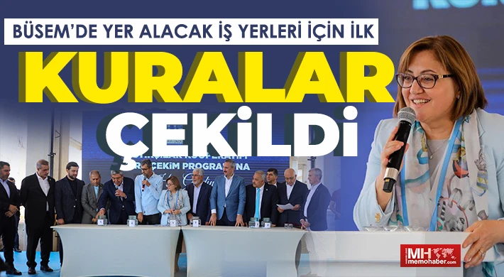 BÜSEM'de yer alacak iş yerleri için ilk kuralar çekildi