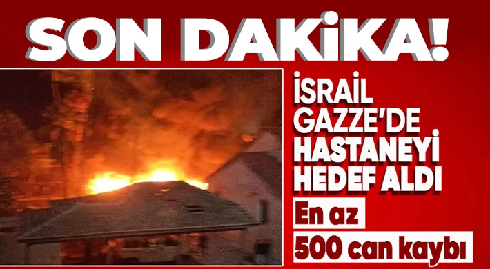 İsrail’in Gazze Şeridi'ndeki hastane saldırısında en az 500 kişi öldü